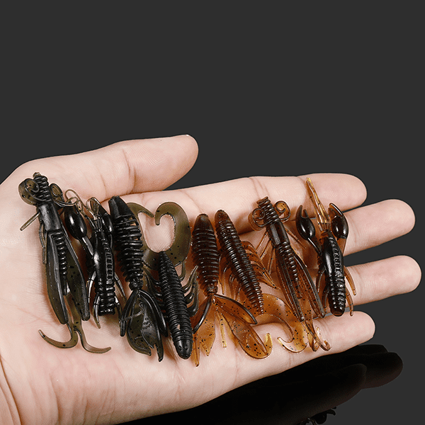 Worm Foodversatile Silicone Soft Lure Set For Carp & Freshwater
