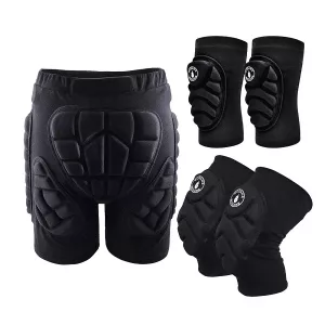 knee pads, skateboard pads, knee protector, snowboard padded shorts, snowboarding impact shorts