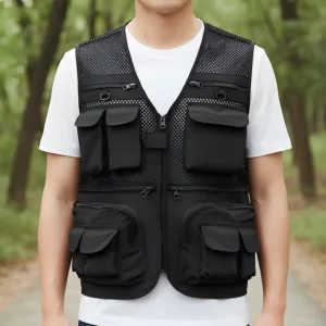fishing vest, fly fishing vest, fishing mesh vest, fishing vest with pockets