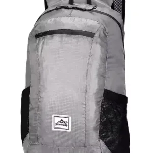 Foldable Travel Backpack Outdoor Bag - Grey