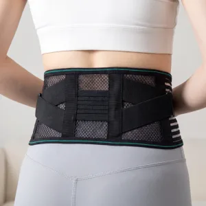 Breathable Lower Back Brace Lumbar Support Mesh Belt
