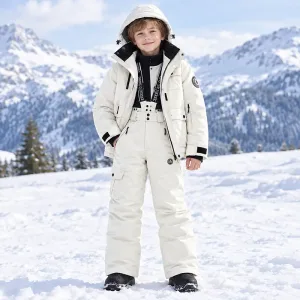 Windproof Ski Pants Waterproof Warm Jacket Snow Clothes for Kids