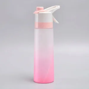 700ml Leak-Proof Spray Water Bottle for Sports - Pink