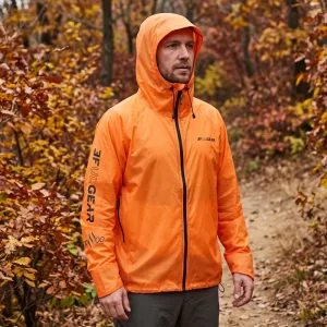 Ultralight Waterproof Raincoat Hooded Nylon Jacket