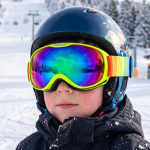 Anti-Fog Polycarbonate UV Protection Ski Goggles for Kids