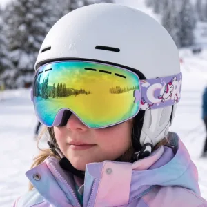 Cute Anti-Fog Polycarbonate Snowboard & Ski Goggles