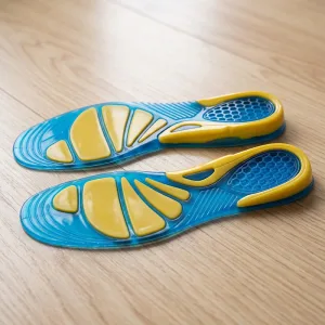 Shock-Absorbing Silicone Gel Running Insoles Arch Support Inserts